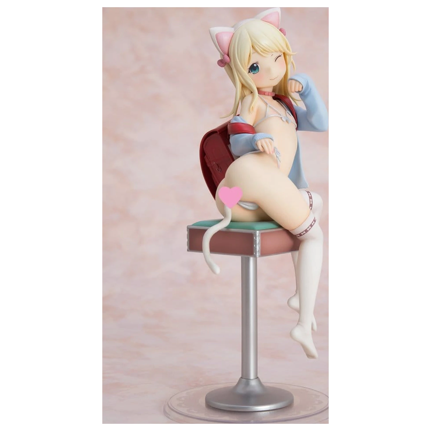 Hatsukoi Ribbon PVC figura 1/6 Yuu White cat Ver. 25 cm fotografija proizvoda