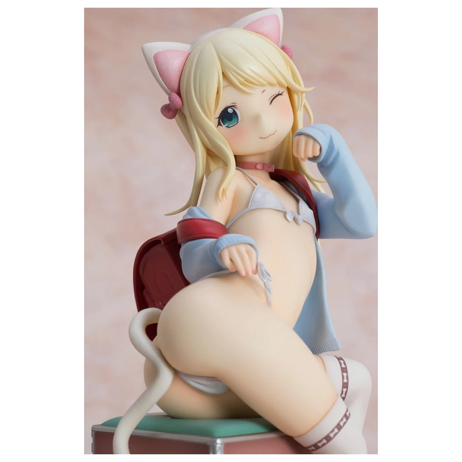 Hatsukoi Ribbon PVC figura 1/6 Yuu White cat Ver. 25 cm fotografija proizvoda