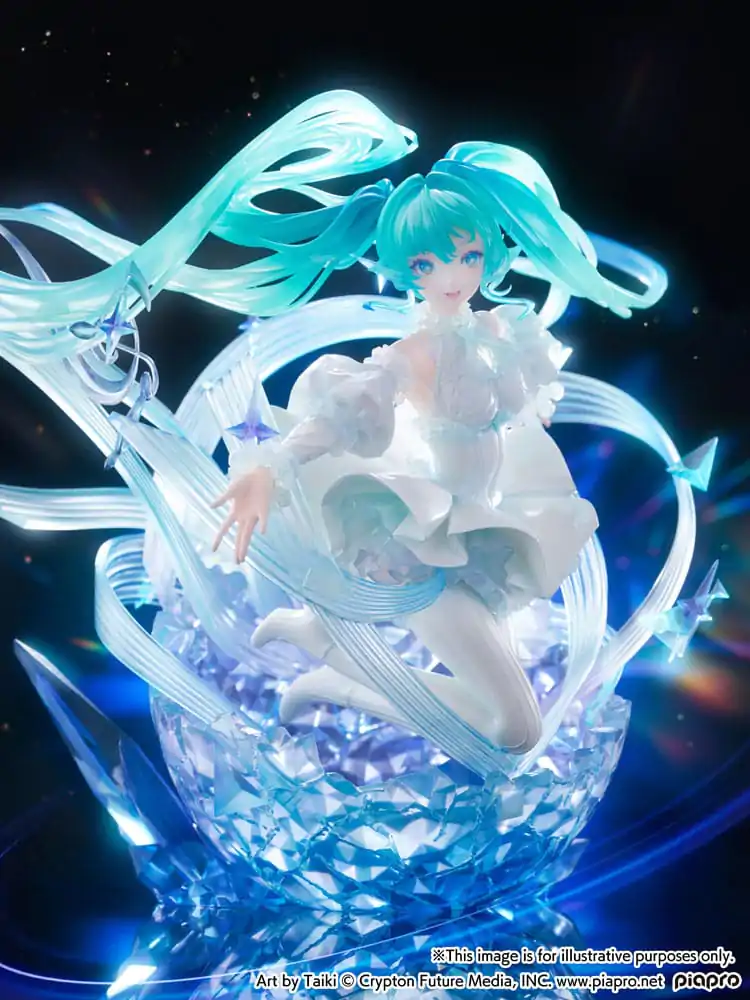 Hatsune Miku PVC Kip 1/7 Hatsune Miku - Crystal Dress Ver. 22 cm fotografija proizvoda