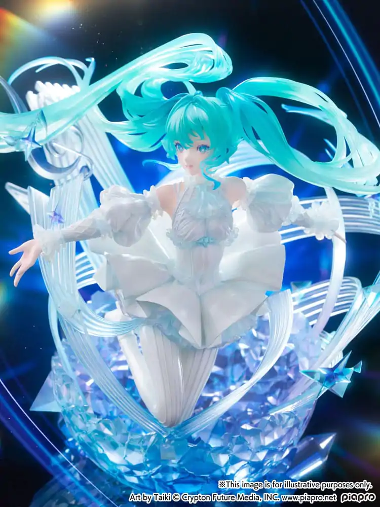 Hatsune Miku PVC Kip 1/7 Hatsune Miku - Crystal Dress Ver. 22 cm fotografija proizvoda