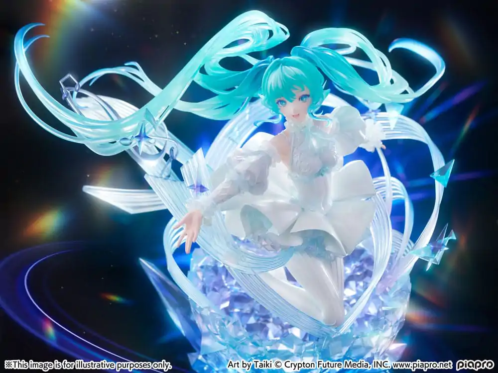 Hatsune Miku PVC Kip 1/7 Hatsune Miku - Crystal Dress Ver. 22 cm fotografija proizvoda