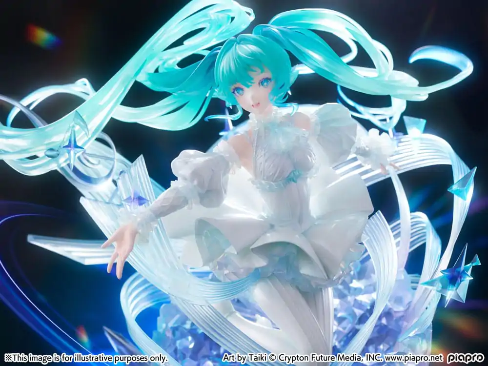 Hatsune Miku PVC Kip 1/7 Hatsune Miku - Crystal Dress Ver. 22 cm fotografija proizvoda