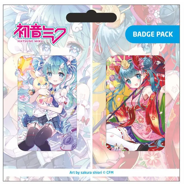 Hatsune Miku Bedževi 2-Pack Set B fotografija proizvoda