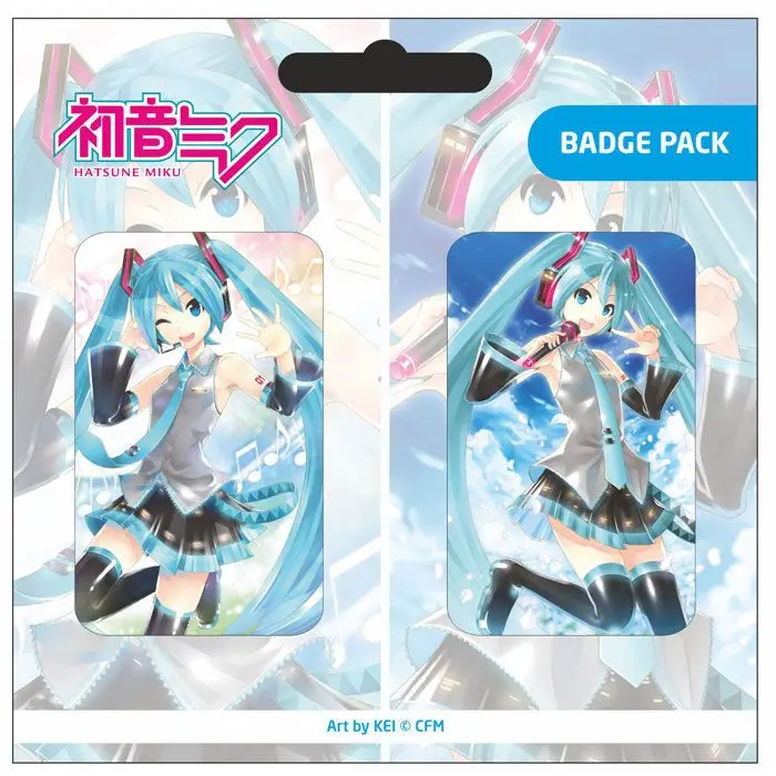 Hatsune Miku Bedževi 2-Pack Set A fotografija proizvoda