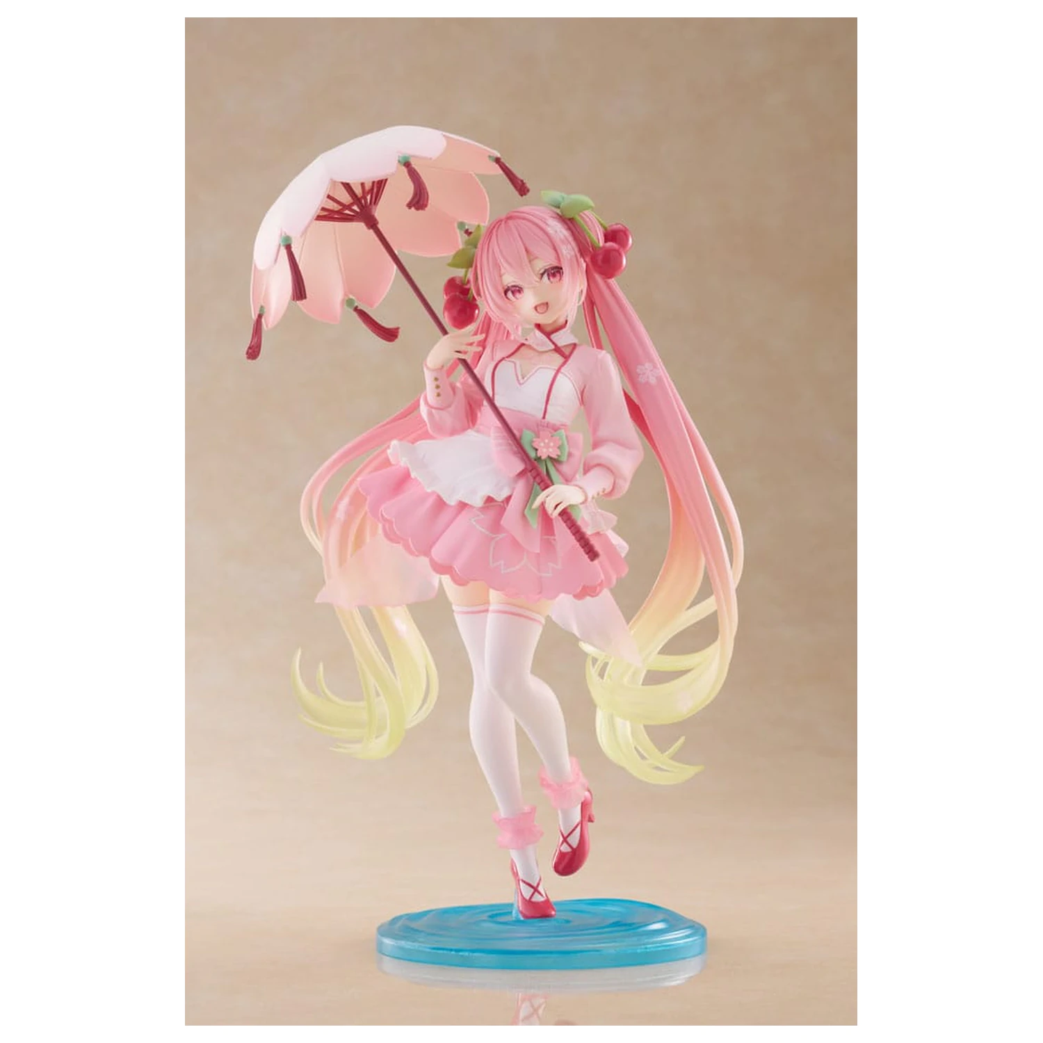 Hatsune Miku AMP PVC kip Newly Written Sakura Miku Sakura Dress Ver. 21 cm fotografija proizvoda