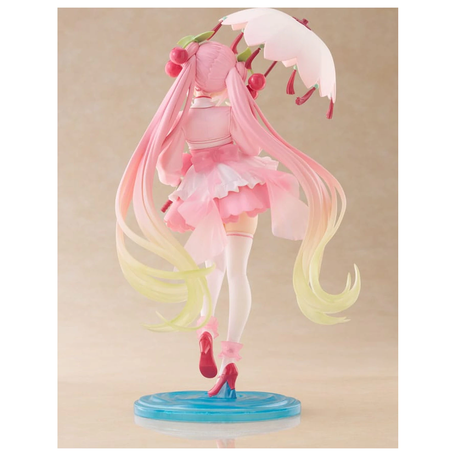 Hatsune Miku AMP PVC kip Newly Written Sakura Miku Sakura Dress Ver. 21 cm fotografija proizvoda