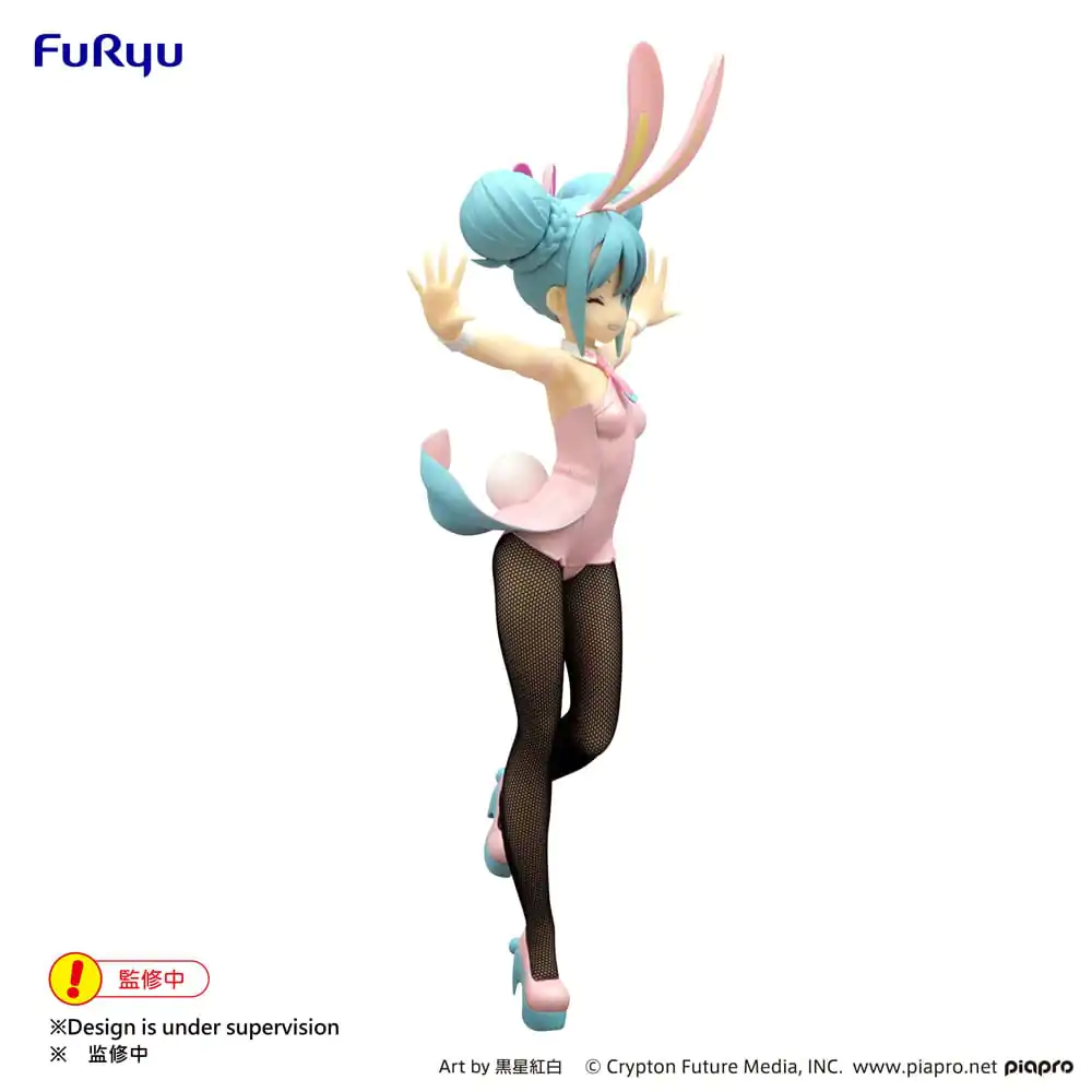 Hatsune Miku BiCute Bunnies PVC Kipić Namigivanje Pearl Pink Color Ver. 30 cm fotografija proizvoda