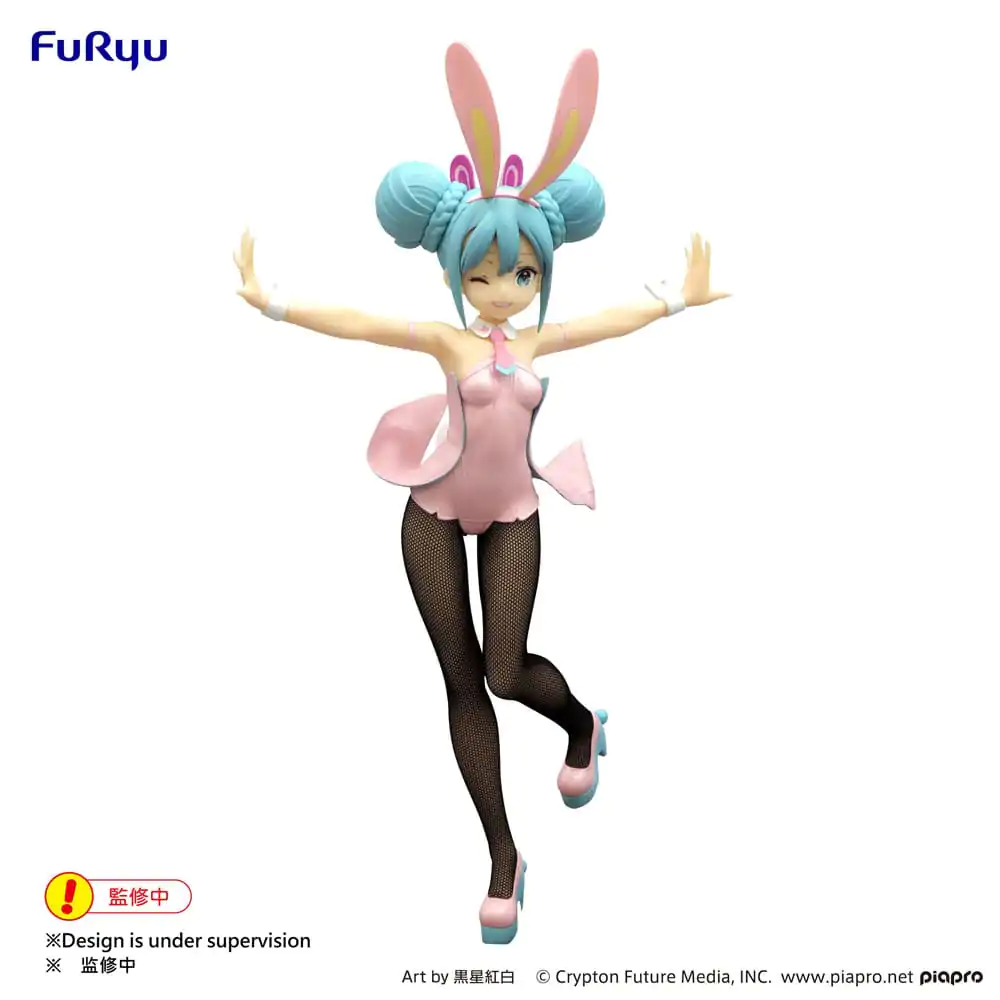 Hatsune Miku BiCute Bunnies PVC Kipić Namigivanje Pearl Pink Color Ver. 30 cm fotografija proizvoda