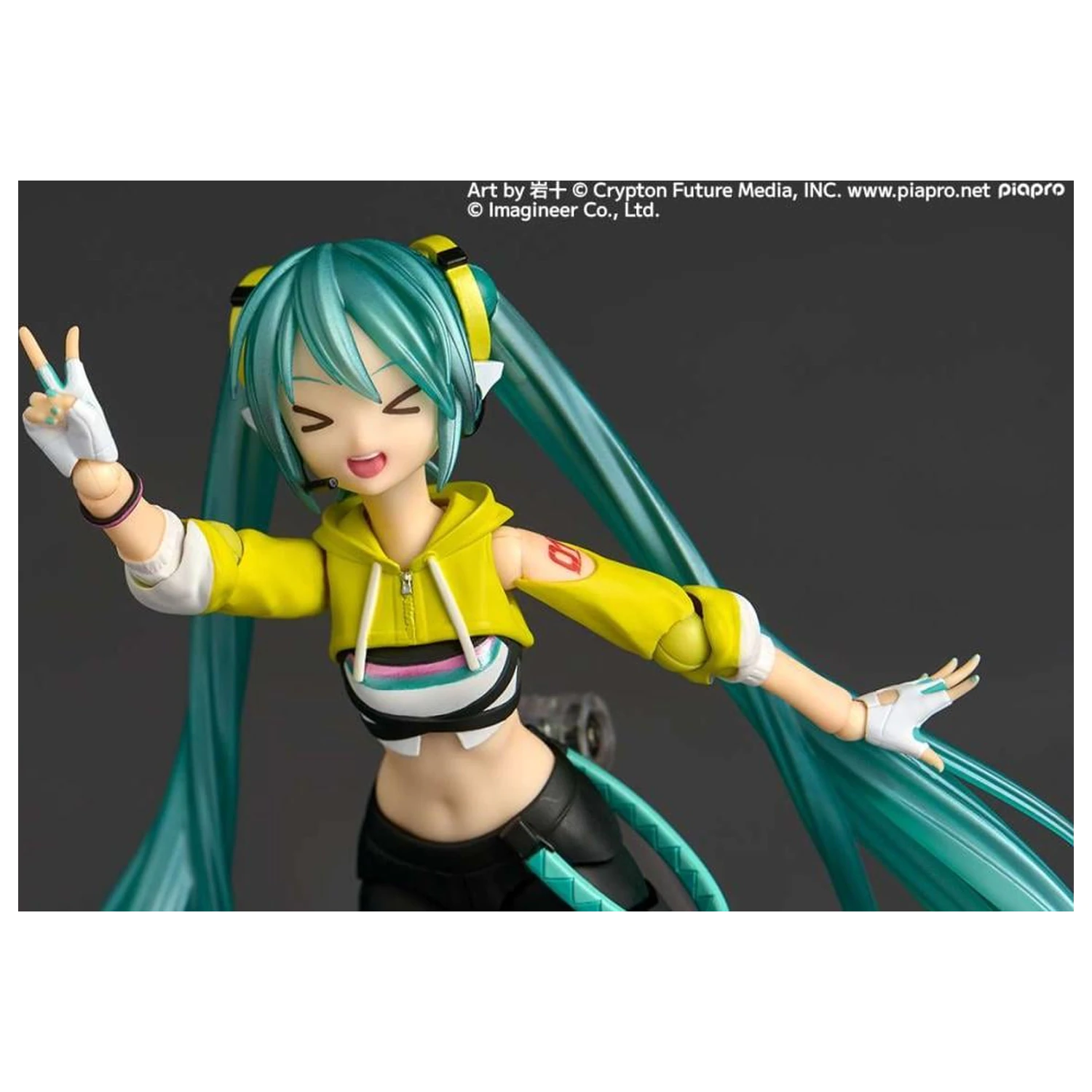 Hatsune Miku Boxing Version figura Revoltech A.Y. 15 cm fotografija proizvoda