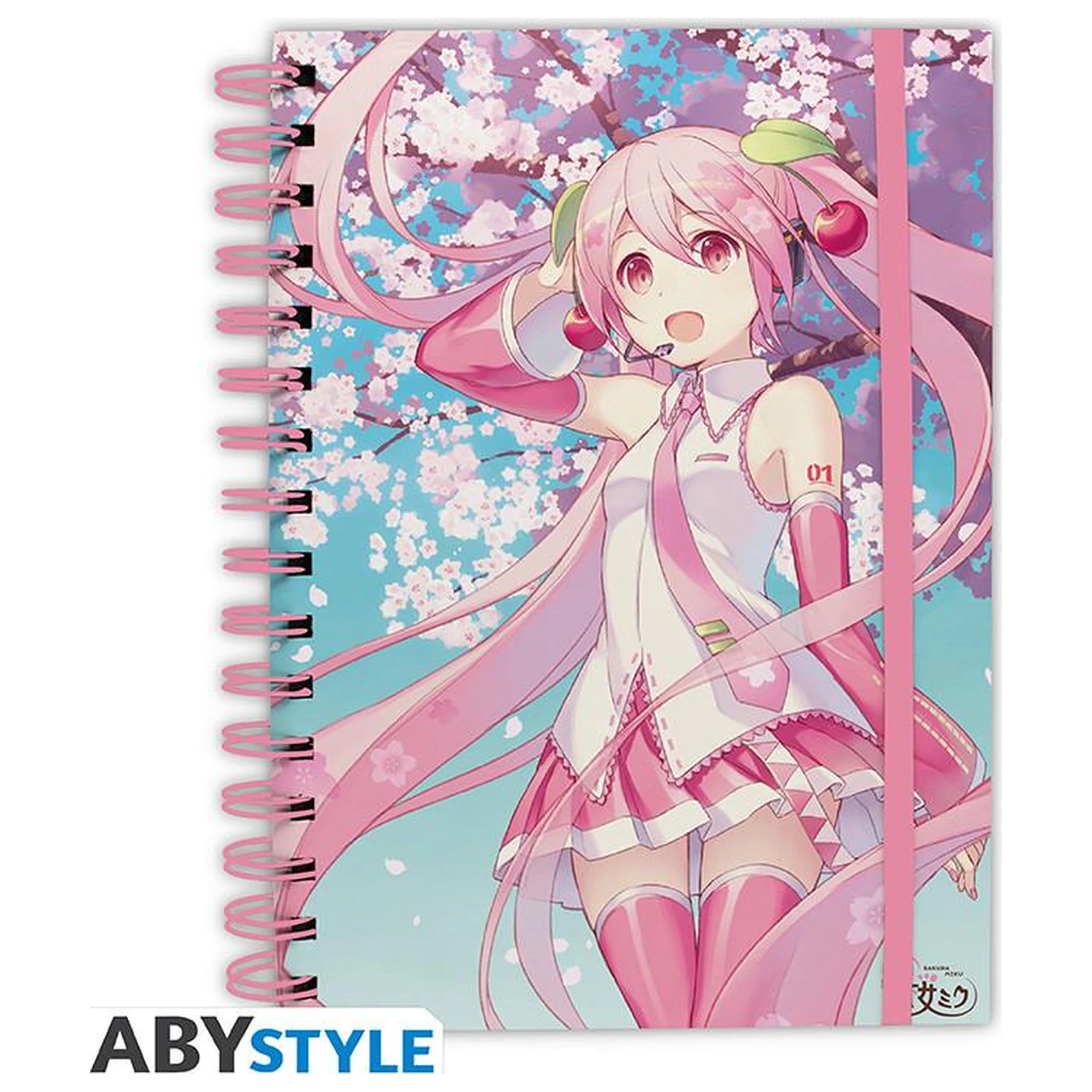 Hatsune Miku Cherry Blossoms Bilježnica A5 Spirala fotografija proizvoda