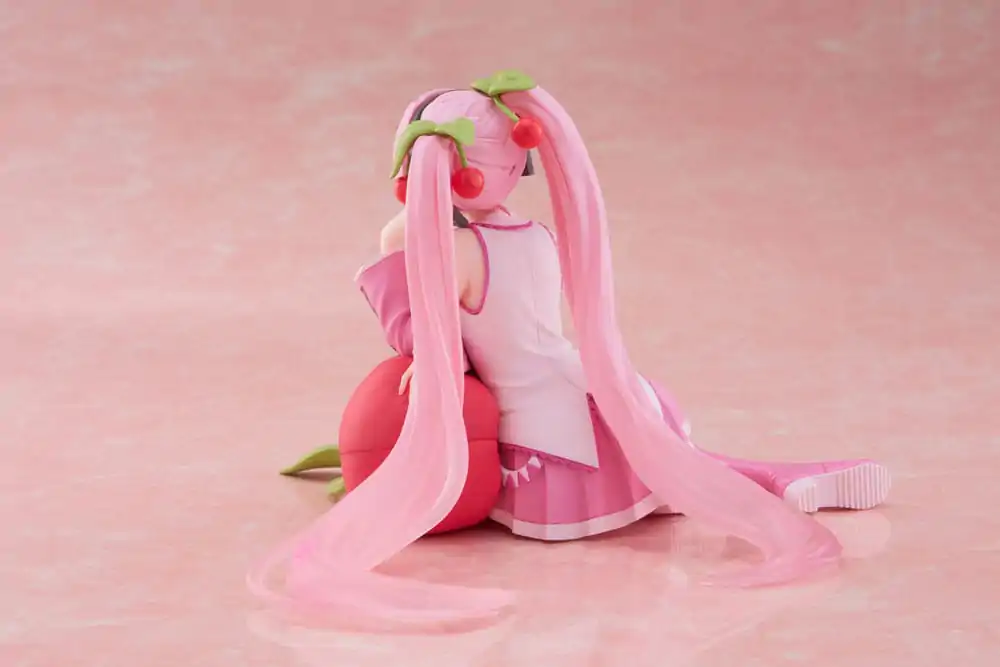 Hatsune Miku PVC Kip Stolni Slatka Figura Sakura Miku Jastučić od Višnje Ver. 13 cm fotografija proizvoda