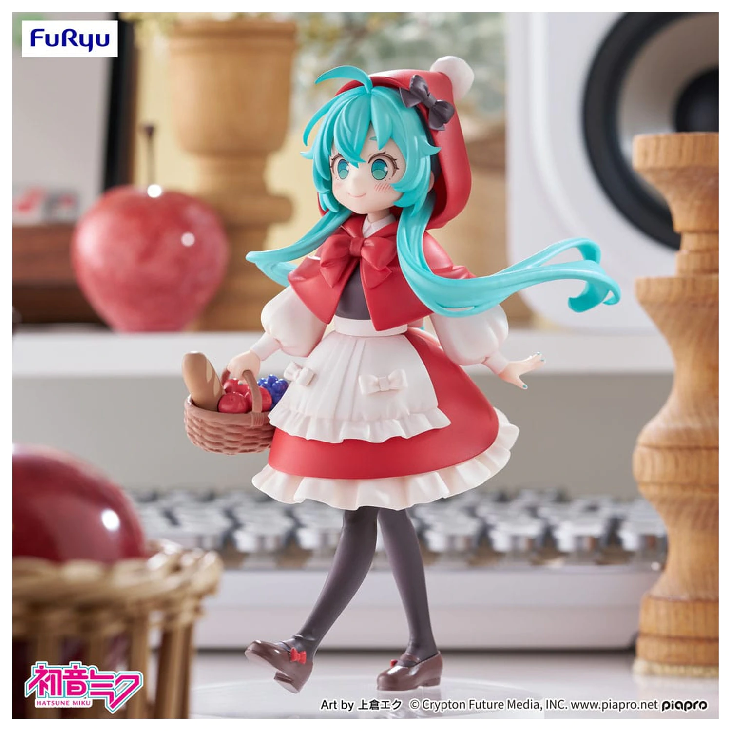 Hatsune Miku Desktop Fairy PVC Statua Hatsune Miku Little red riding hood Ver. 16 cm fotografija proizvoda
