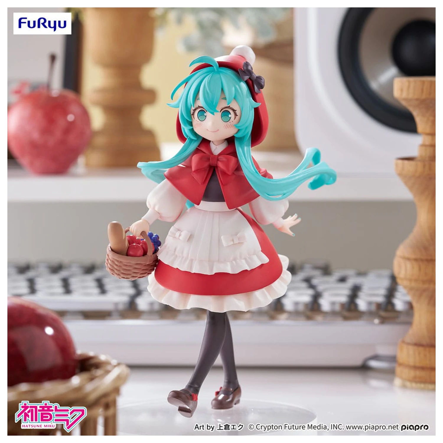 Hatsune Miku Desktop Fairy PVC Statua Hatsune Miku Little red riding hood Ver. 16 cm fotografija proizvoda