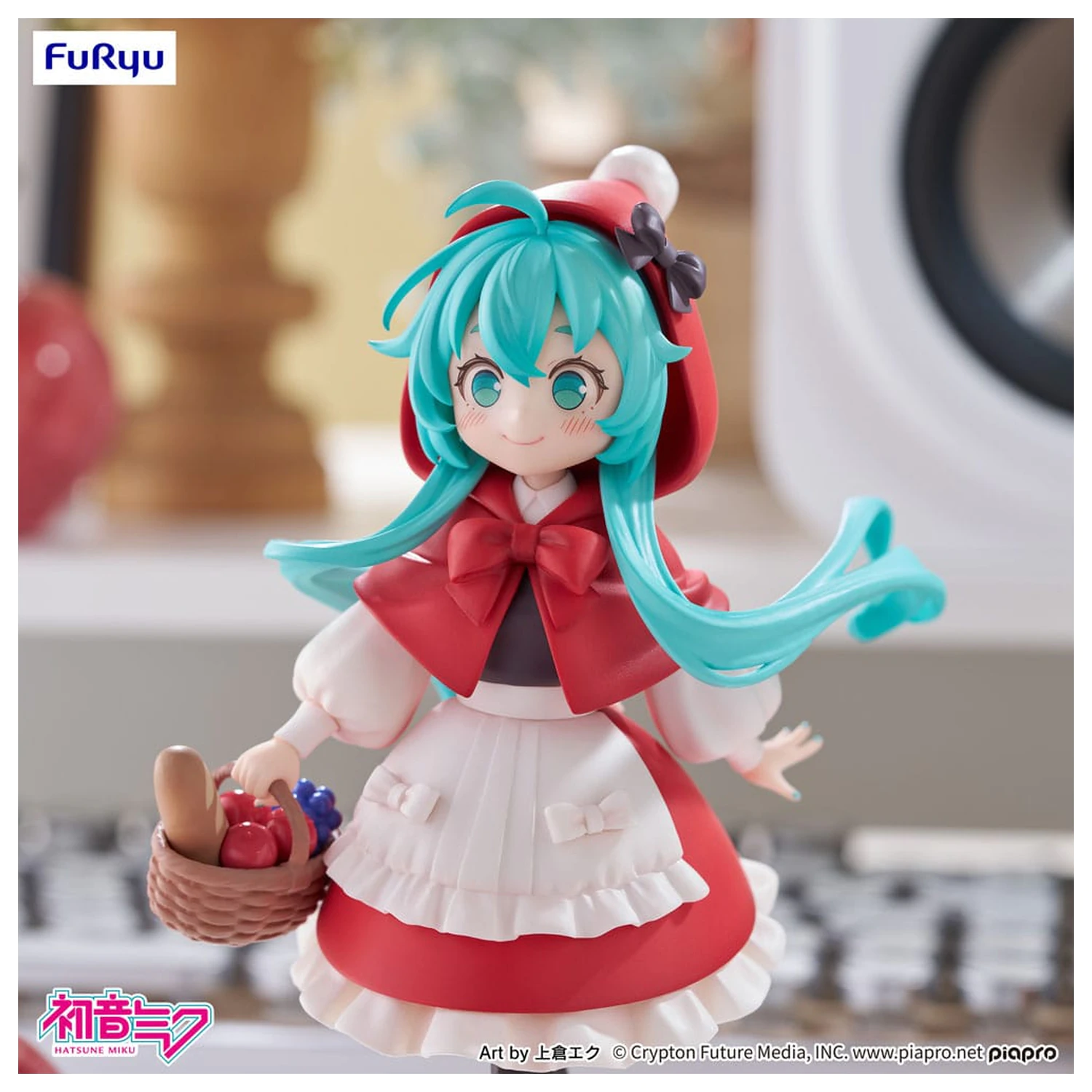Hatsune Miku Desktop Fairy PVC Statua Hatsune Miku Little red riding hood Ver. 16 cm fotografija proizvoda