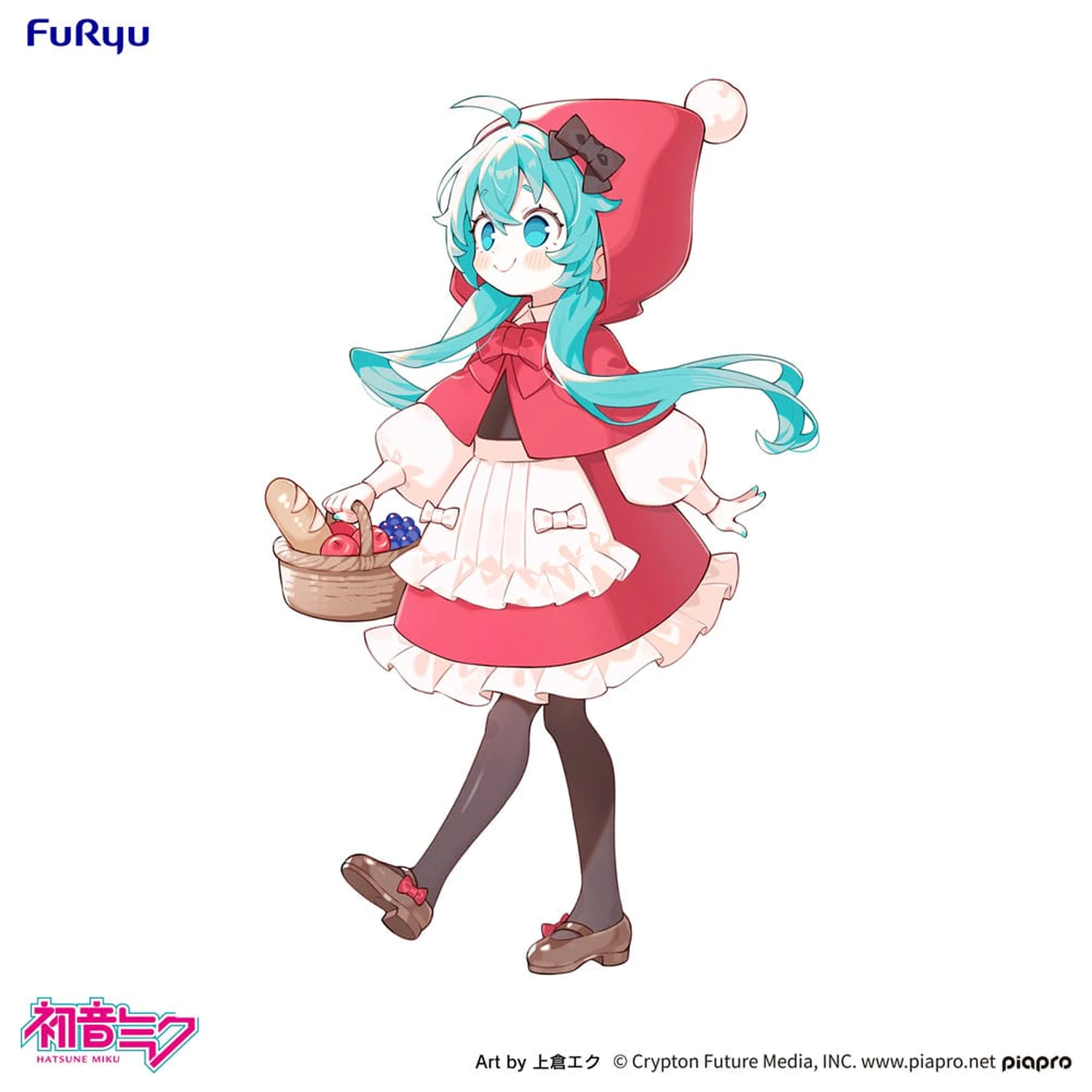 Hatsune Miku Desktop Fairy PVC Statua Hatsune Miku Little red riding hood Ver. 16 cm fotografija proizvoda