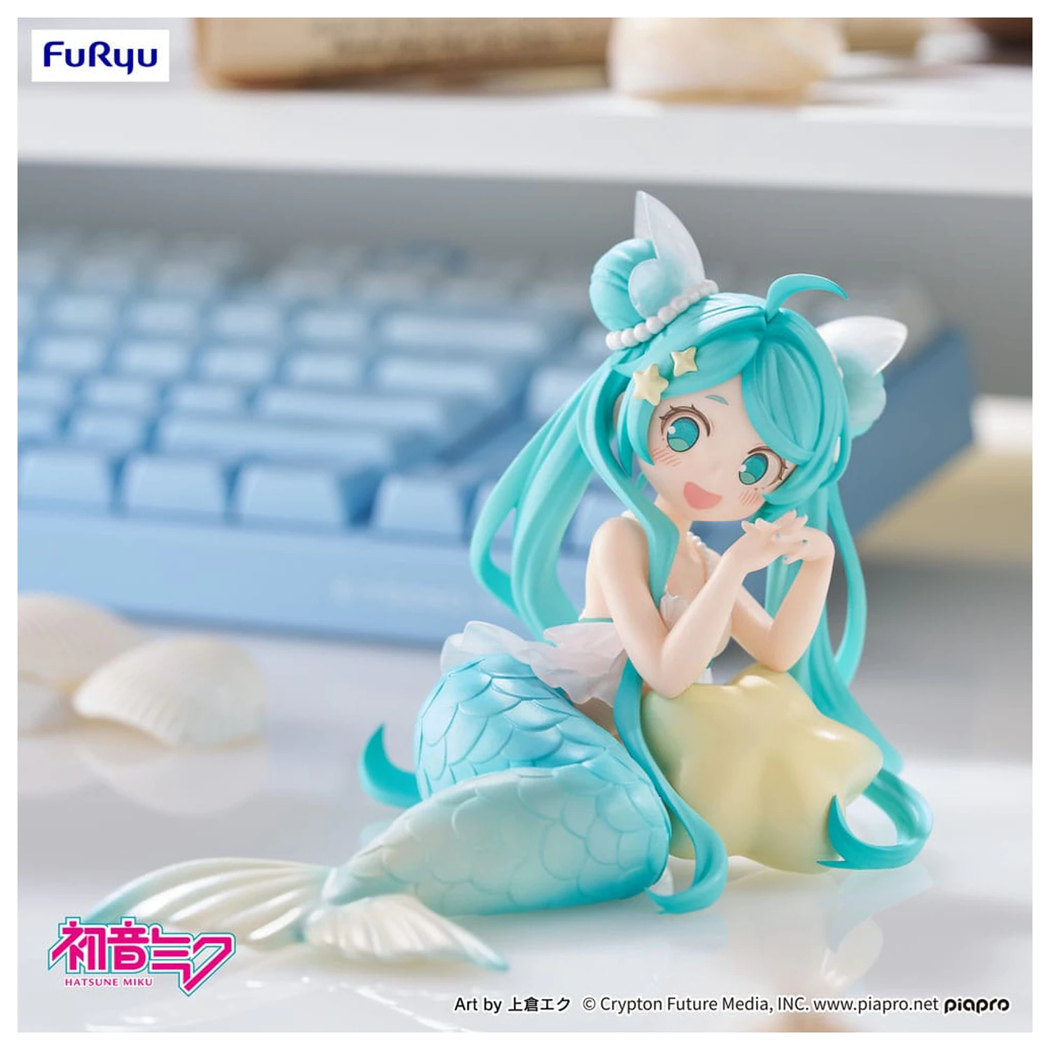 Hatsune Miku Desktop Fairy PVC kipić Hatsune Miku Sirena princeza Ver. 9 cm fotografija proizvoda