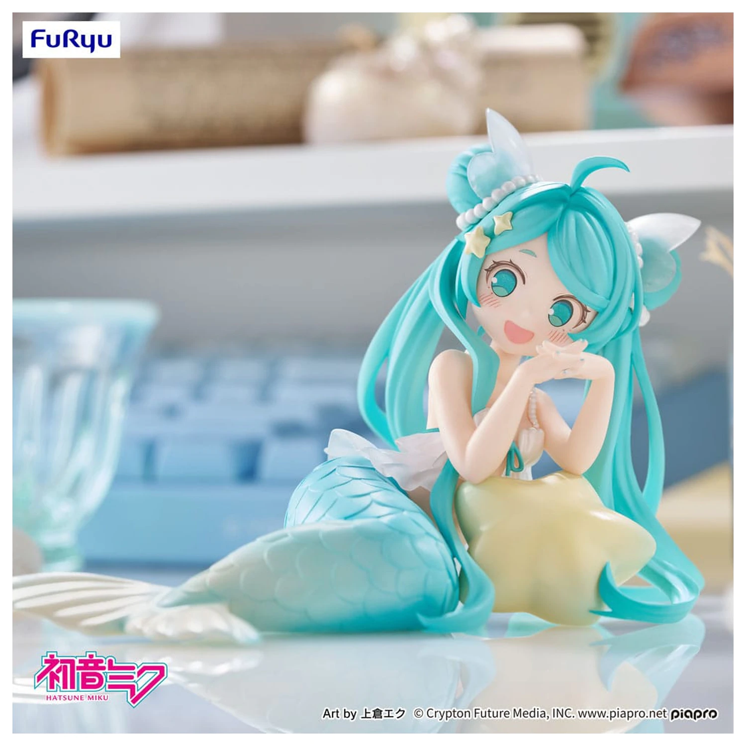 Hatsune Miku Desktop Fairy PVC kipić Hatsune Miku Sirena princeza Ver. 9 cm fotografija proizvoda