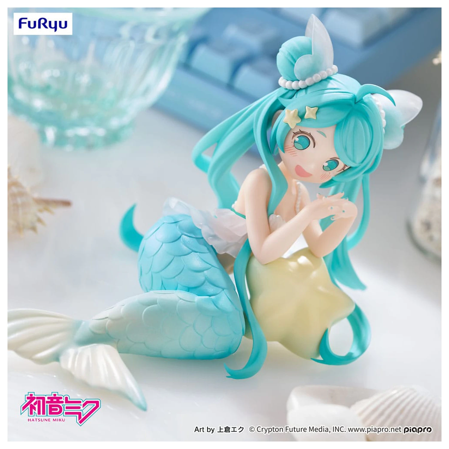 Hatsune Miku Desktop Fairy PVC kipić Hatsune Miku Sirena princeza Ver. 9 cm fotografija proizvoda