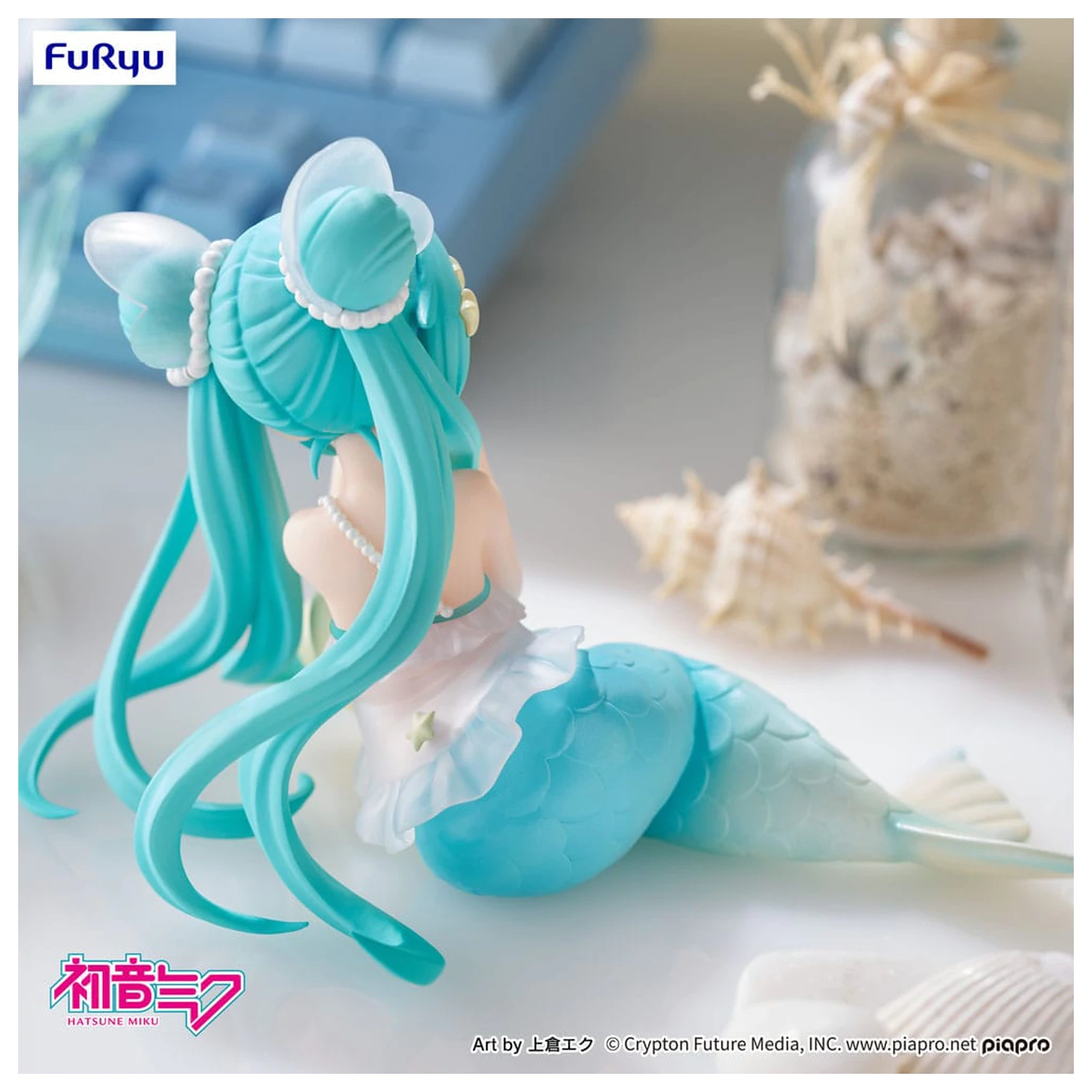 Hatsune Miku Desktop Fairy PVC kipić Hatsune Miku Sirena princeza Ver. 9 cm fotografija proizvoda