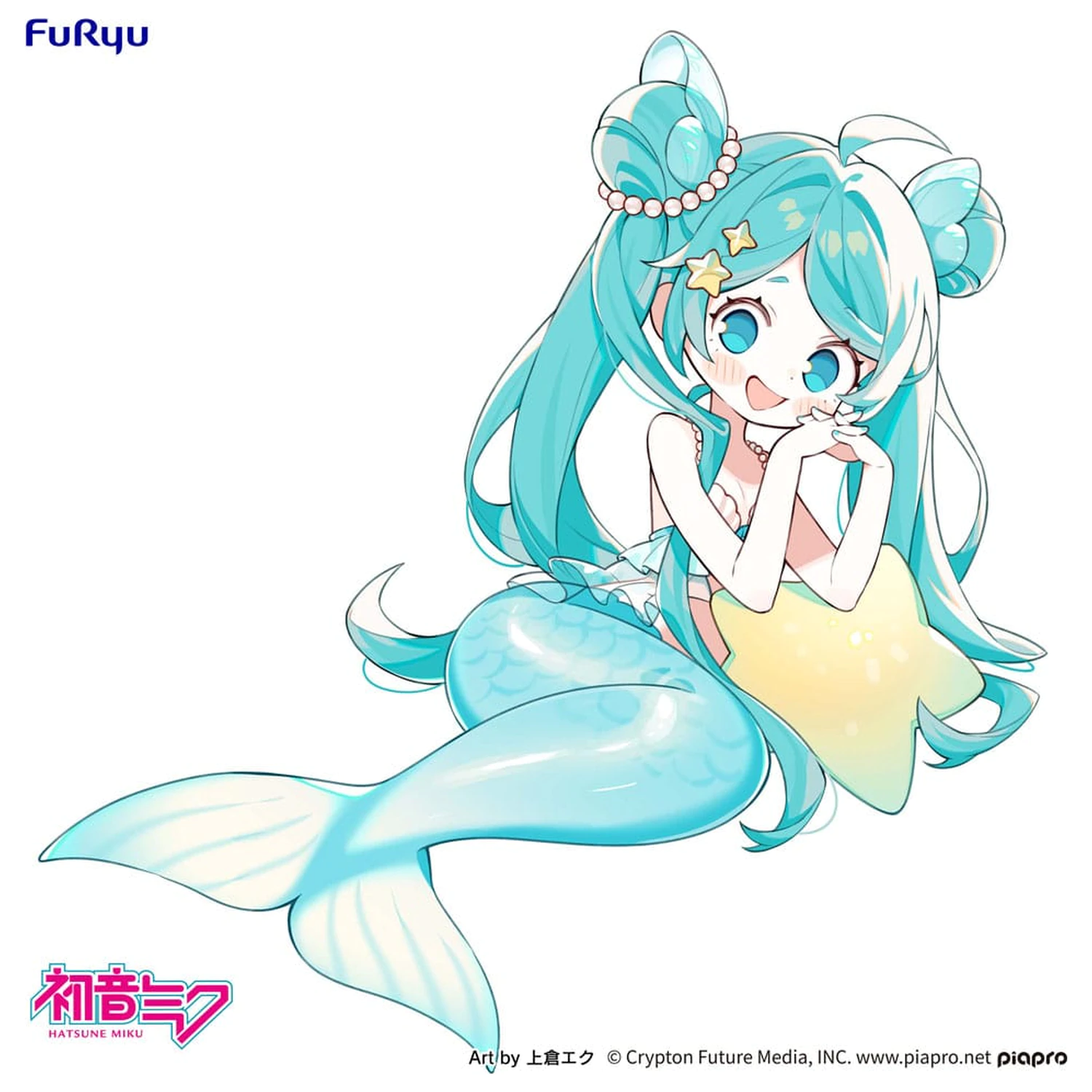 Hatsune Miku Desktop Fairy PVC kipić Hatsune Miku Sirena princeza Ver. 9 cm fotografija proizvoda