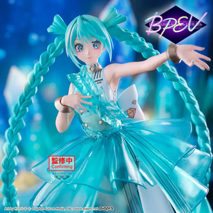 Hatsune Miku EmeraldGem Clearluxe figura 28cm fotografija proizvoda
