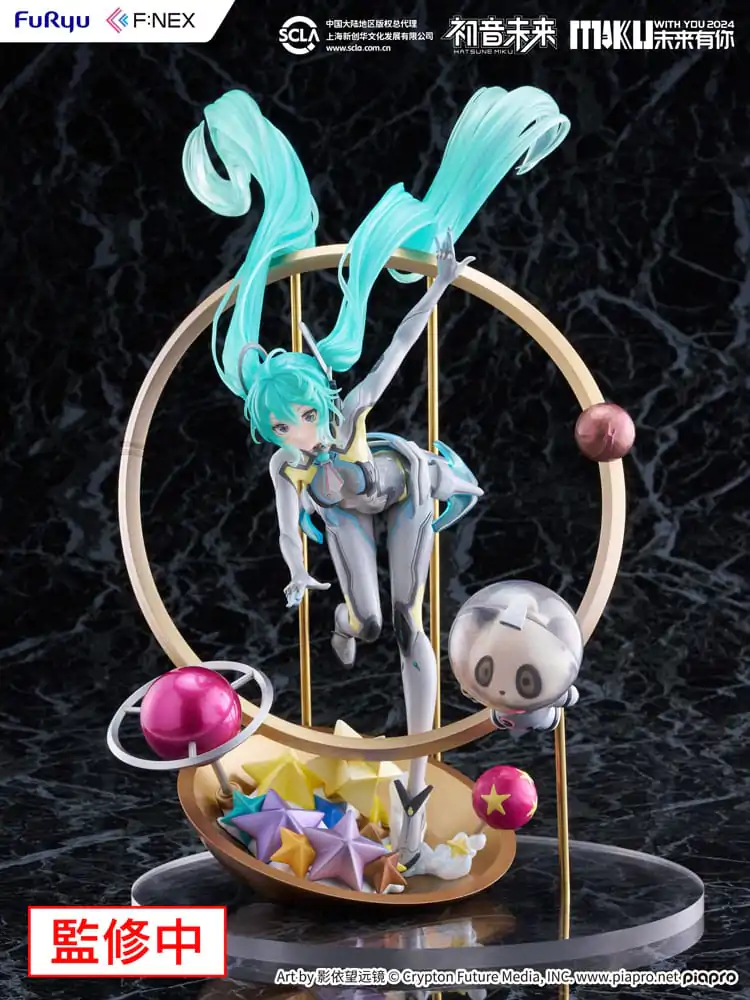 Hatsune Miku F:NEX PVC Kip 1/7 Miku with You 2024 Ver. 29 cm fotografija proizvoda