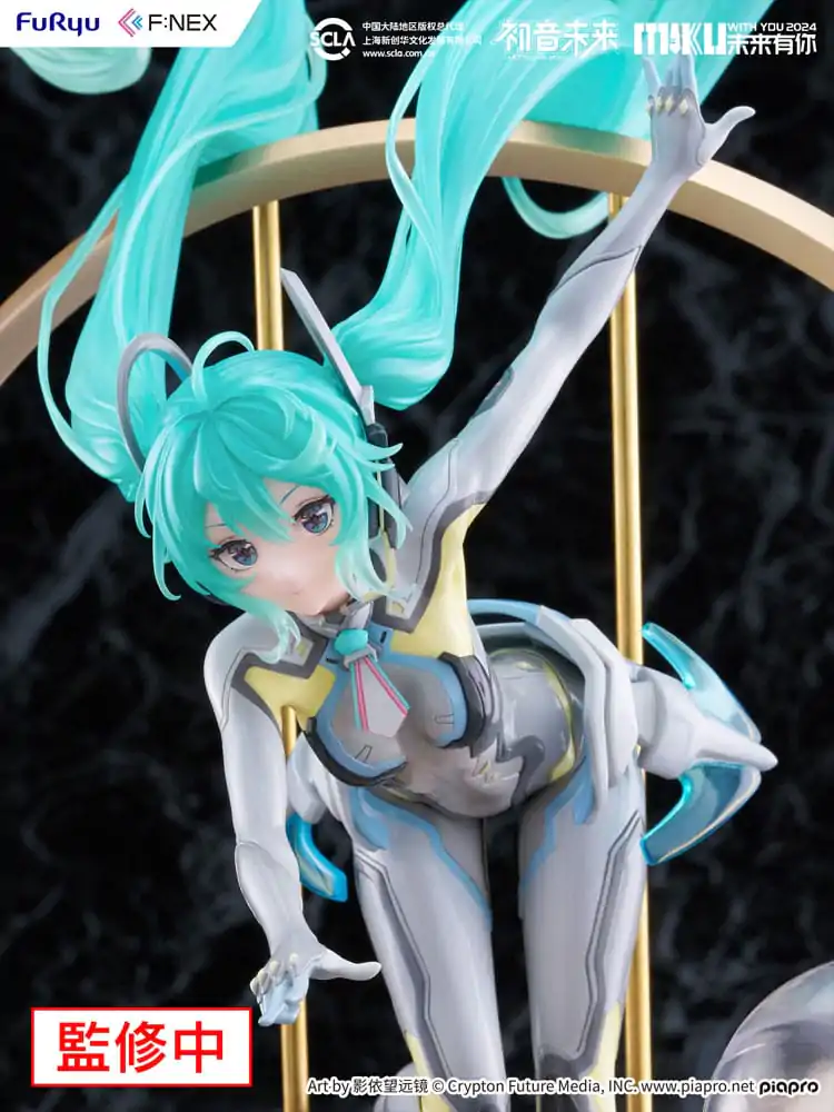 Hatsune Miku F:NEX PVC Kip 1/7 Miku with You 2024 Ver. 29 cm fotografija proizvoda