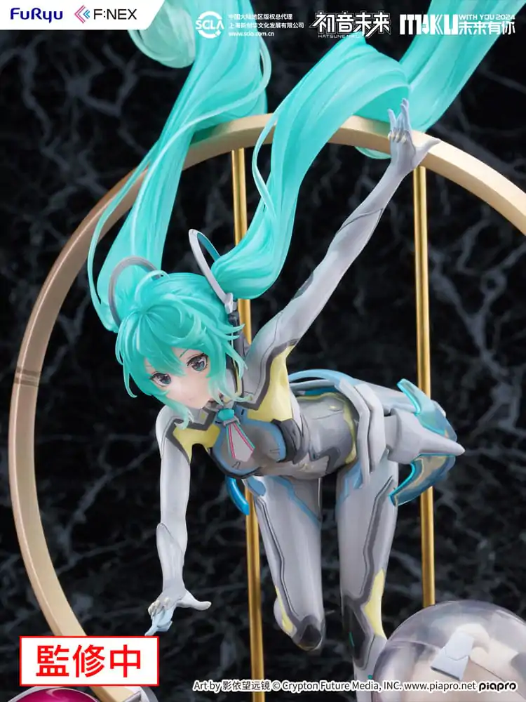 Hatsune Miku F:NEX PVC Kip 1/7 Miku with You 2024 Ver. 29 cm fotografija proizvoda