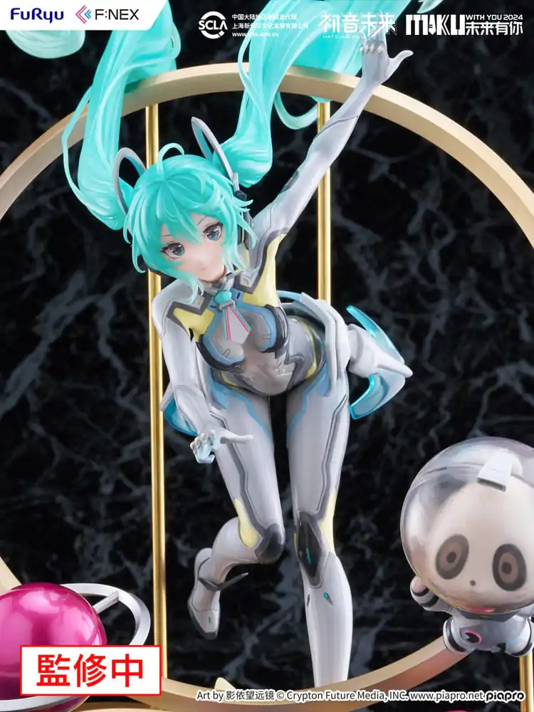 Hatsune Miku F:NEX PVC Kip 1/7 Miku with You 2024 Ver. 29 cm fotografija proizvoda