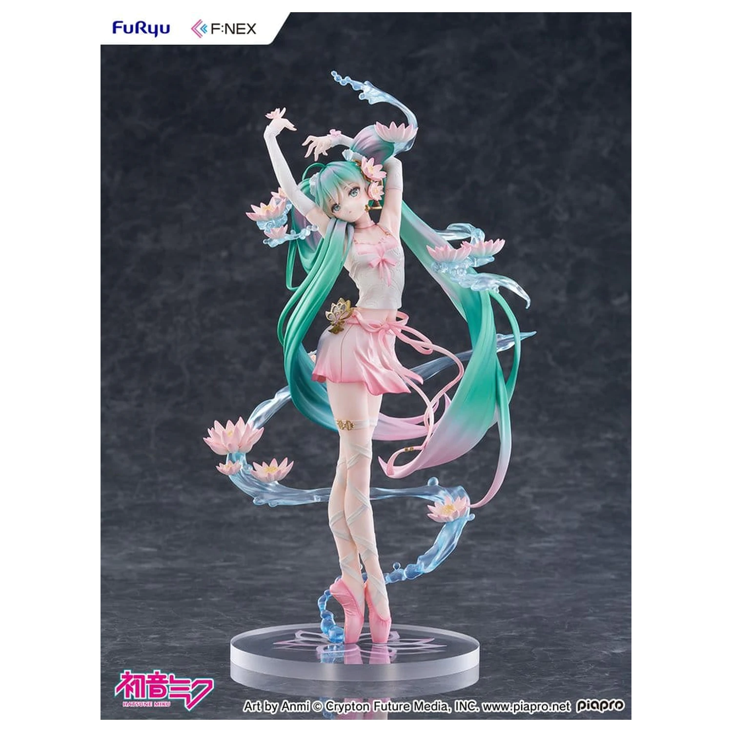 Hatsune Miku F:NEX PVC Kip 1/7 Water lily Ver. 27 cm fotografija proizvoda
