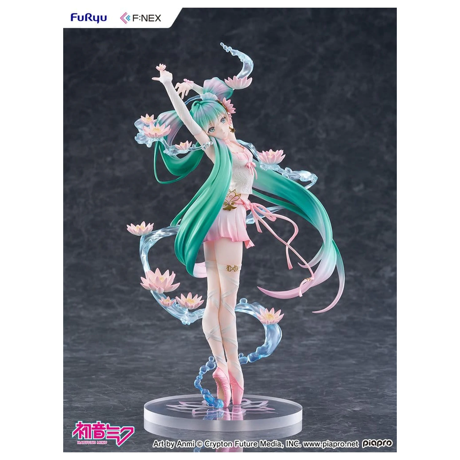 Hatsune Miku F:NEX PVC Kip 1/7 Water lily Ver. 27 cm fotografija proizvoda