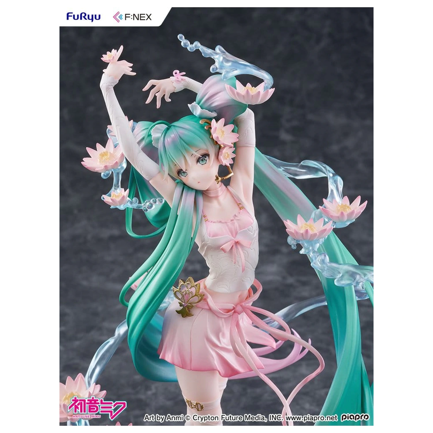 Hatsune Miku F:NEX PVC Kip 1/7 Water lily Ver. 27 cm fotografija proizvoda