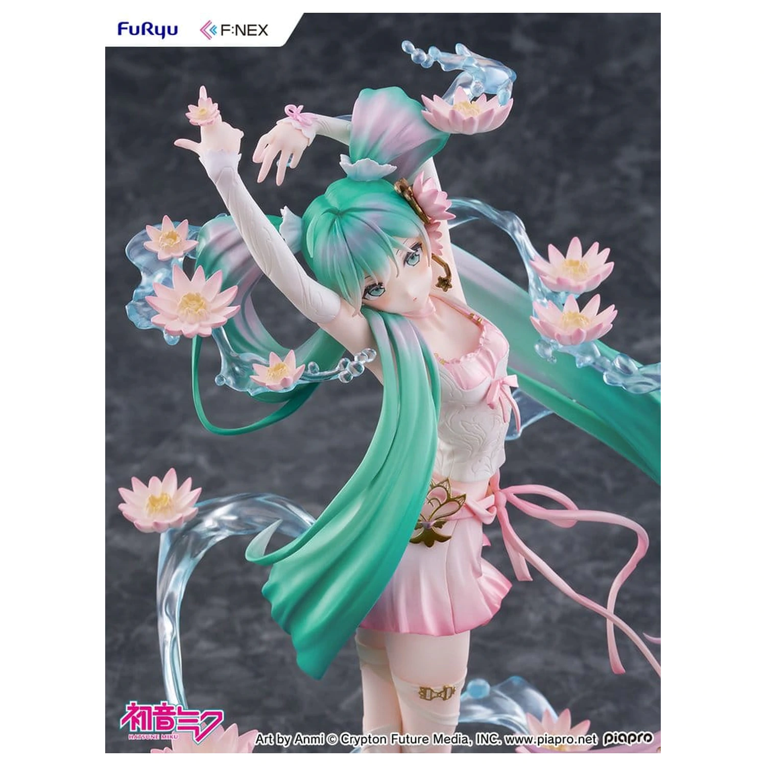 Hatsune Miku F:NEX PVC Kip 1/7 Water lily Ver. 27 cm fotografija proizvoda