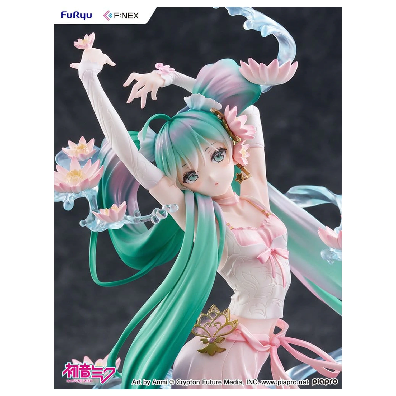 Hatsune Miku F:NEX PVC Kip 1/7 Water lily Ver. 27 cm fotografija proizvoda