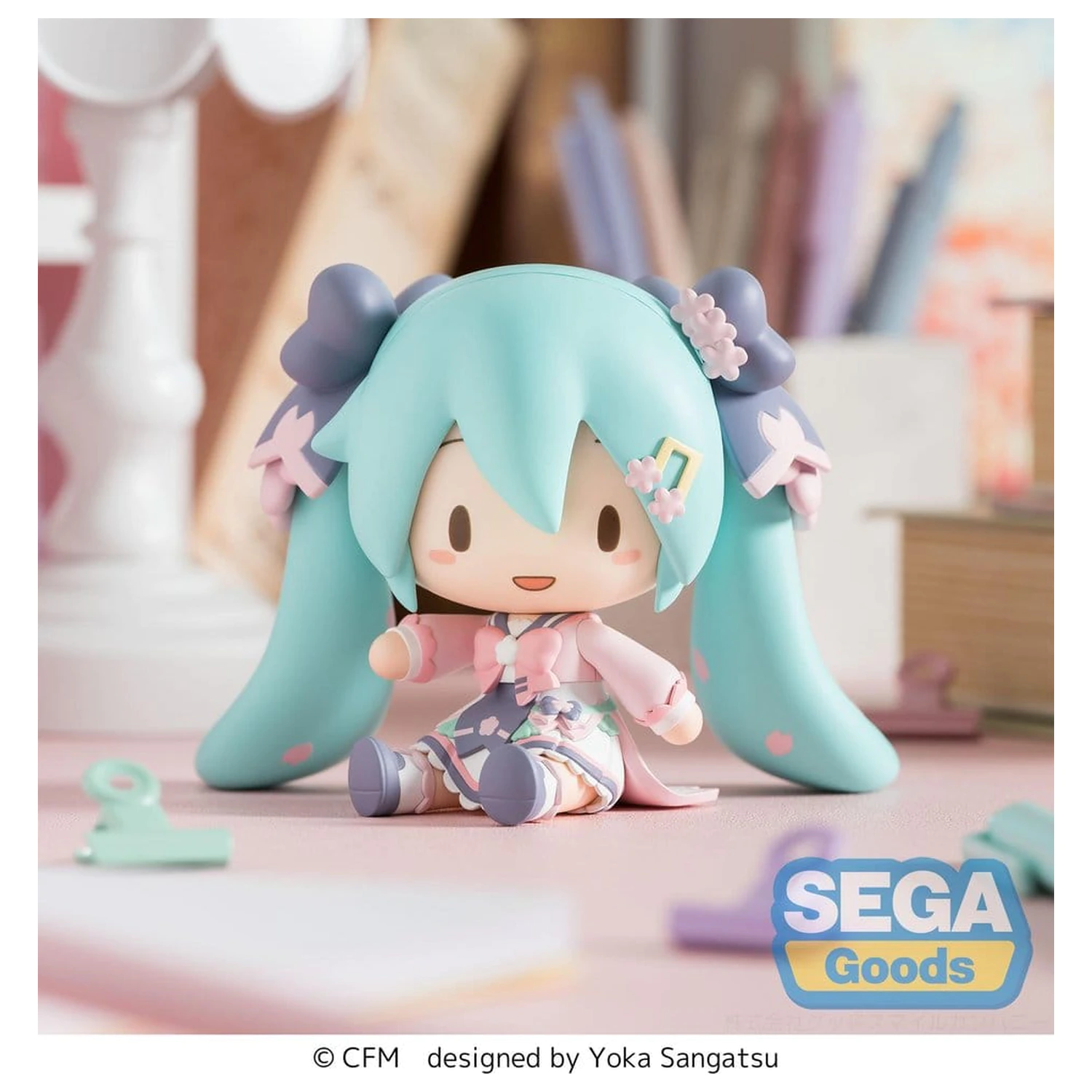 Hatsune Miku fuwa petit Chibi Figura "New Semester" 8 cm fotografija proizvoda