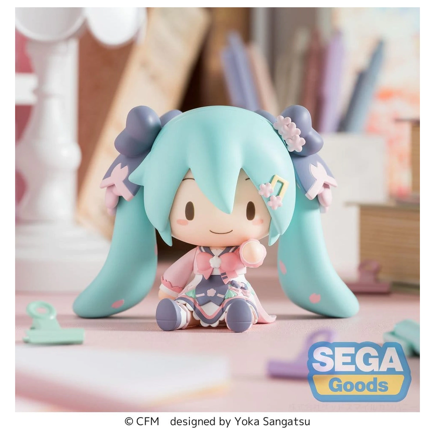 Hatsune Miku fuwa petit Chibi Figura "New Semester" 8 cm fotografija proizvoda