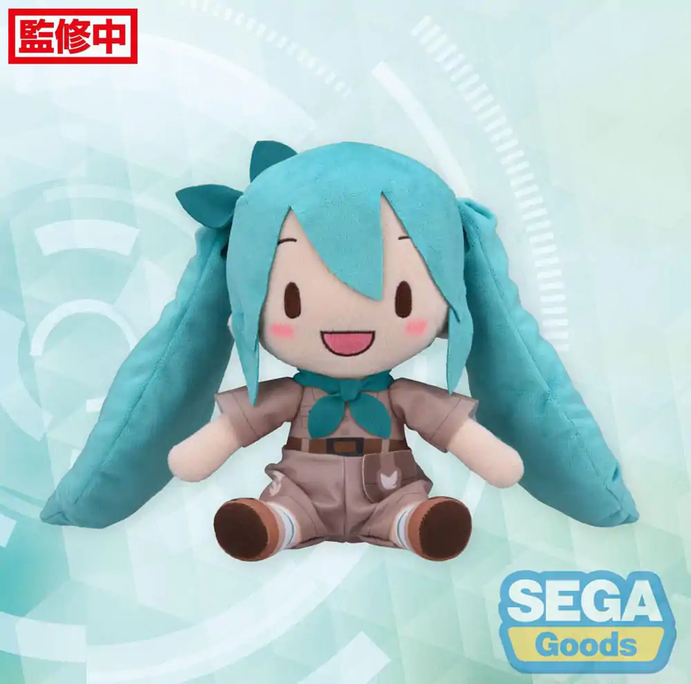 Hatsune Miku Fuwa Petit Plišana Figura Hatsune Miku Going Out Series Zoo Ver. M 22 cm fotografija proizvoda