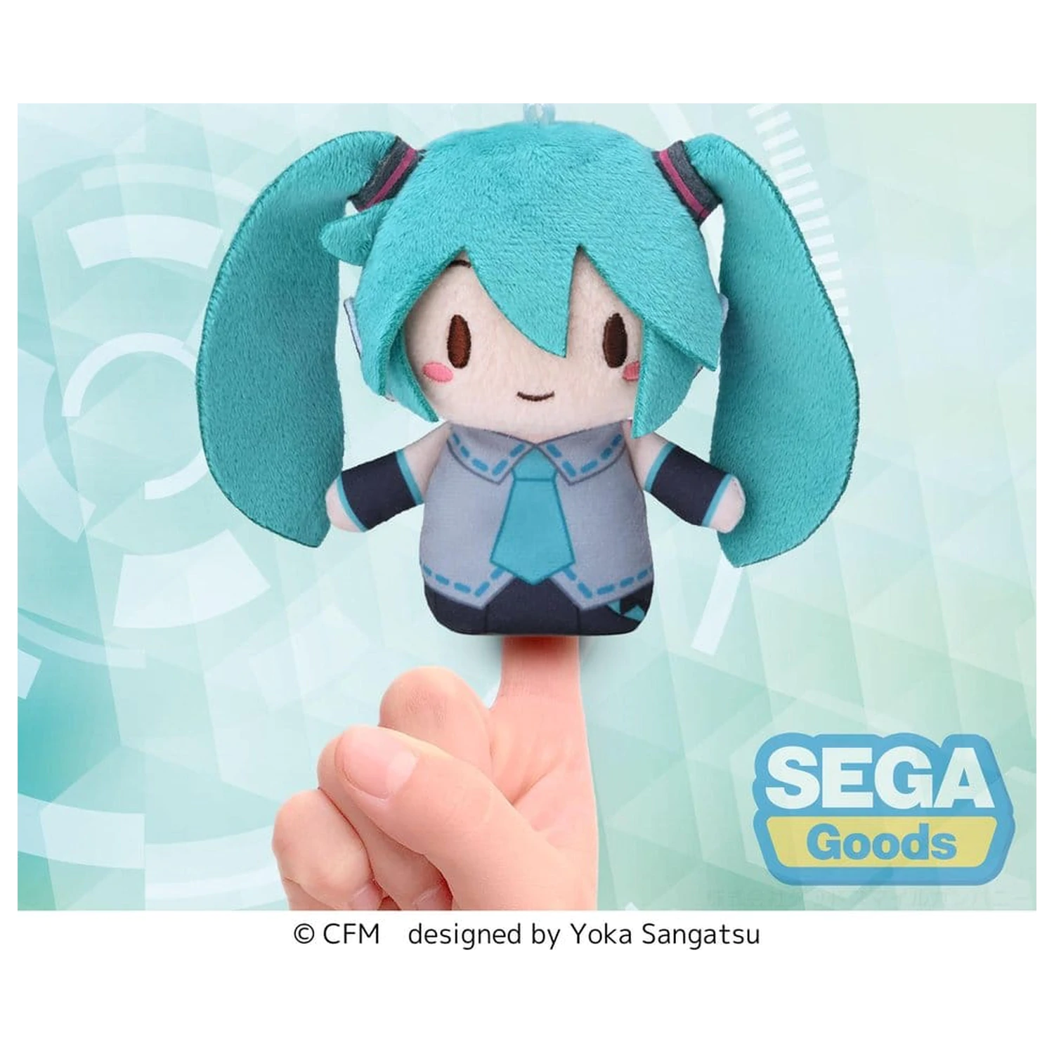 Hatsune Miku Fuwa Petit Plush Plišana Figura Maskota za Prst 10 cm fotografija proizvoda