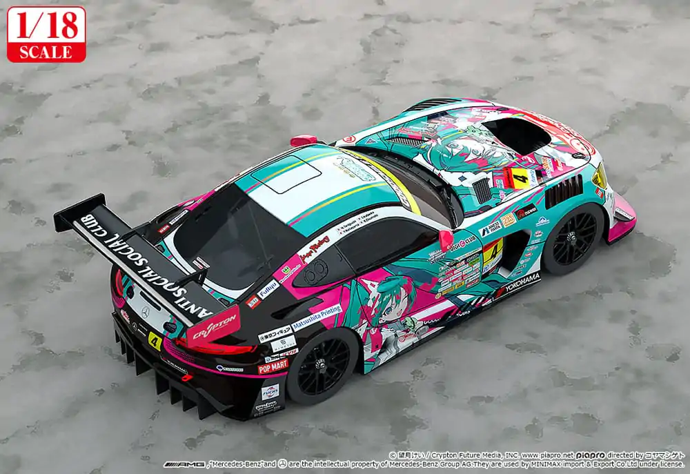 Hatsune Miku GT Project vozilo 1/18 Hatsune Miku AMG 2025 sezona otvaranja Ver. 26 cm fotografija proizvoda