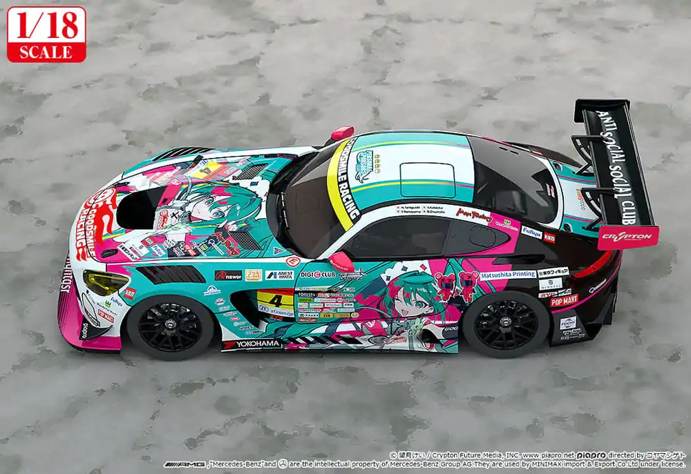 Hatsune Miku GT Project vozilo 1/18 Hatsune Miku AMG 2025 sezona otvaranja Ver. 26 cm fotografija proizvoda