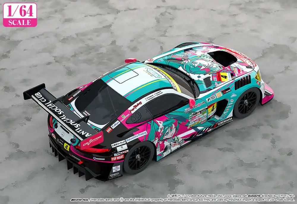 Hatsune Miku GT Project vozilo 1/64 Hatsune Miku AMG 2025 Sezonsko otvaranje Ver. 7 cm fotografija proizvoda