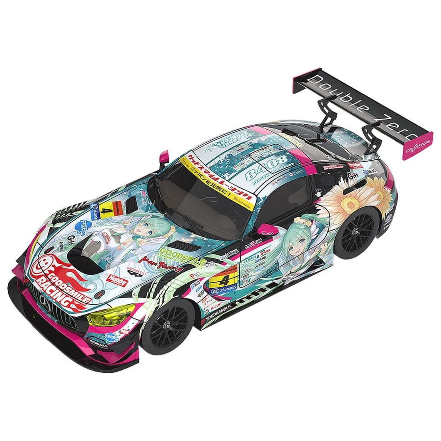 Hatsune Miku GT Project Vozilo 1/18 Good Smile Hatsune Miku AMG 2017 SUPER GT Ver. 26 cm fotografija proizvoda
