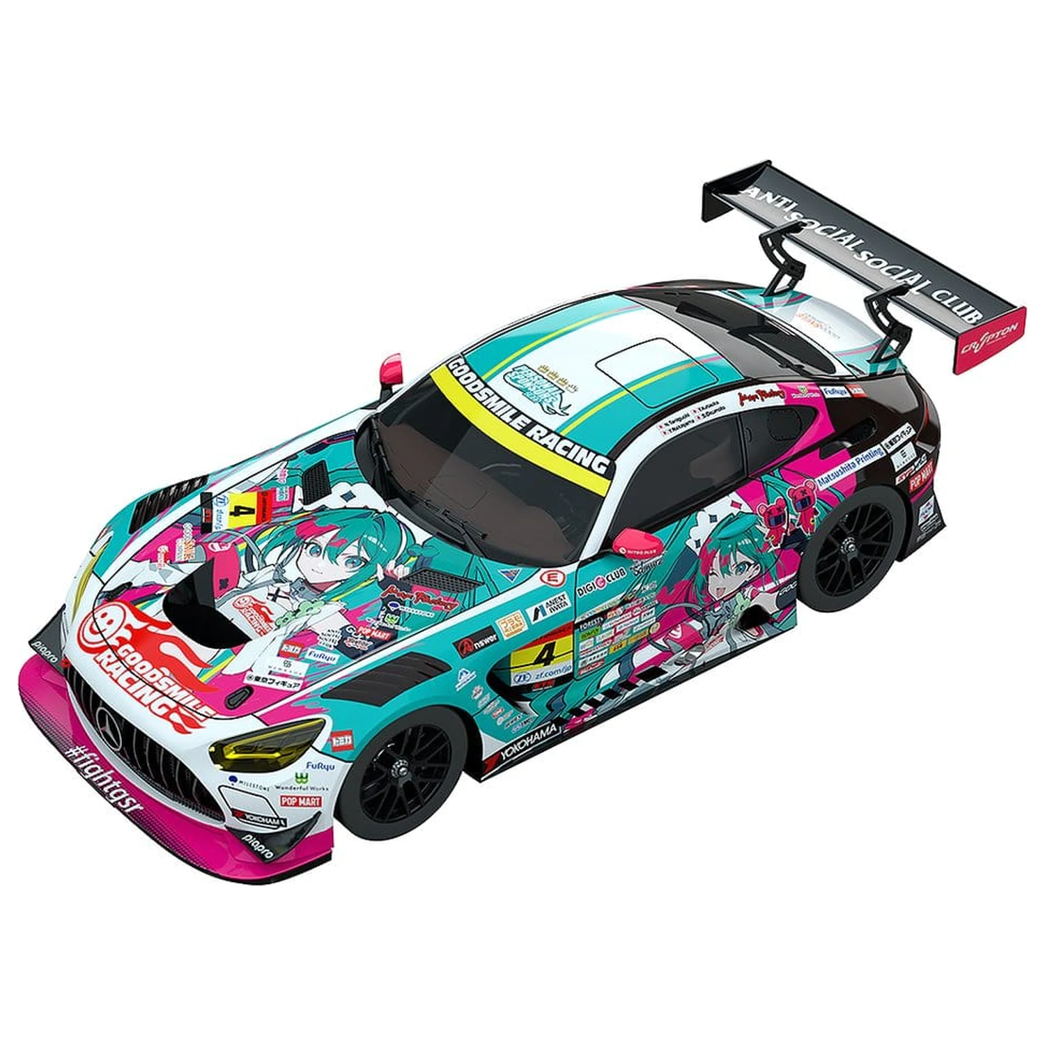 Hatsune Miku GT Project Vozilo 1/18 Good Smile Hatsune Miku AMG 2025 Season Opening Ver. 26 cm fotografija proizvoda