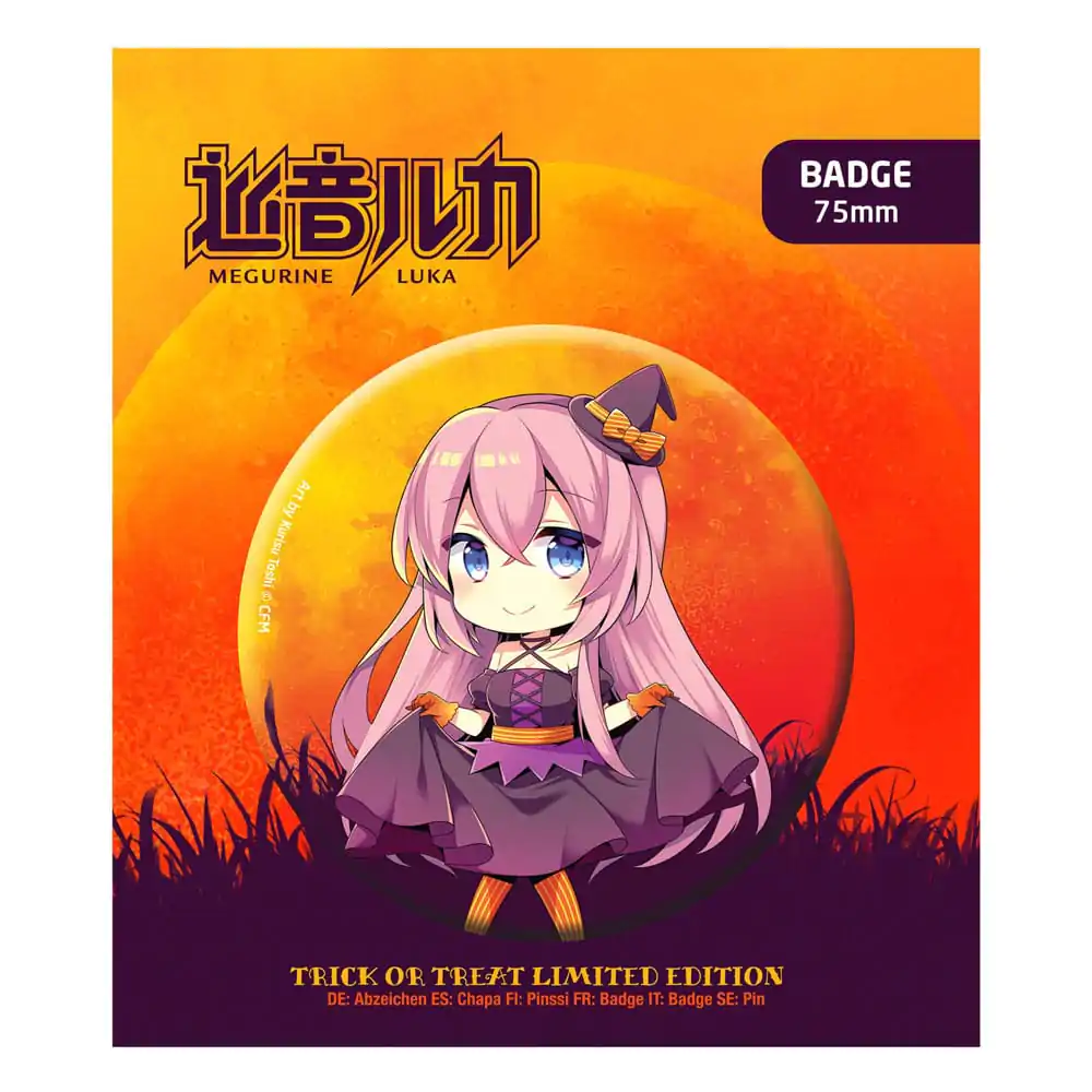 Hatsune Miku Pin Značka Halloween Limited Edition Megurine Luka fotografija proizvoda