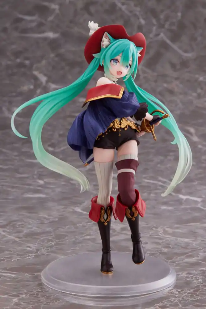 Hatsune Miku PVC figura Hatsune Miku Wonderland Puss in Boots 18 cm fotografija proizvoda