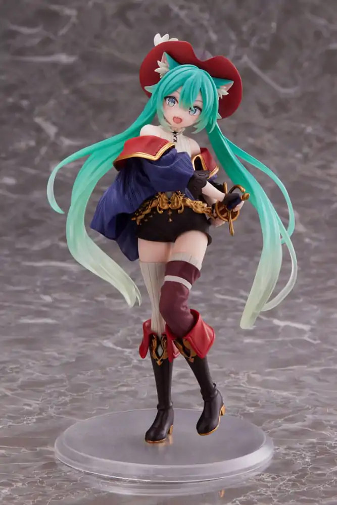 Hatsune Miku PVC figura Hatsune Miku Wonderland Puss in Boots 18 cm fotografija proizvoda