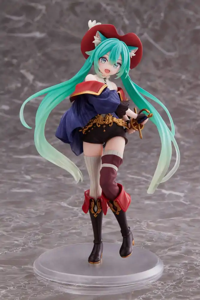 Hatsune Miku PVC figura Hatsune Miku Wonderland Puss in Boots 18 cm fotografija proizvoda