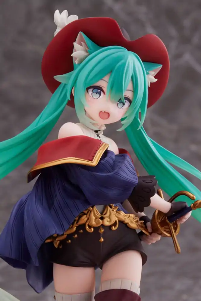 Hatsune Miku PVC figura Hatsune Miku Wonderland Puss in Boots 18 cm fotografija proizvoda