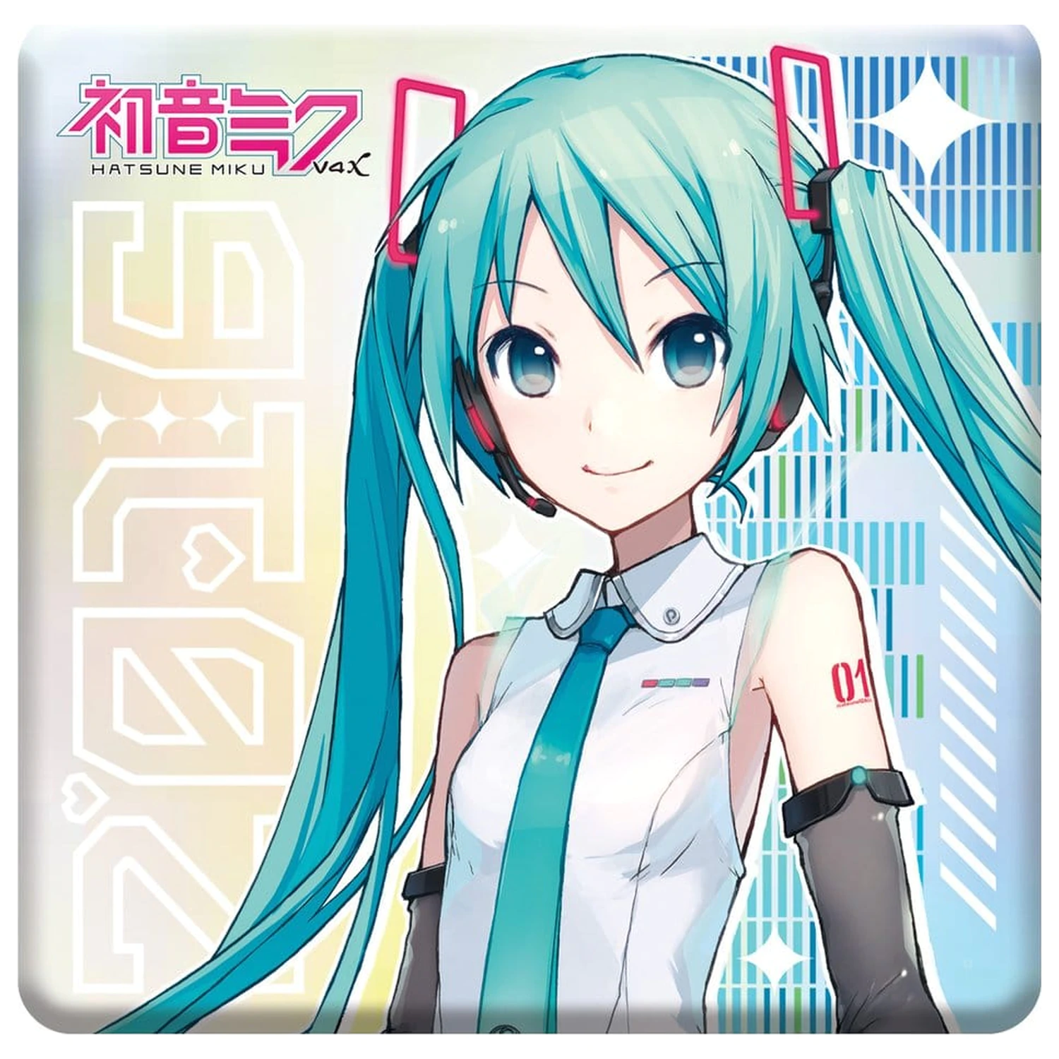 Hatsune Miku holografska značka V4X 10. godišnjica duginog ograničenog izdanja 8 cm fotografija proizvoda