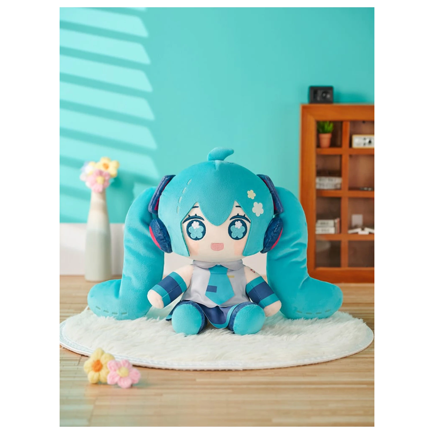 Hatsune Miku Huggy lutka plišana 20 cm fotografija proizvoda